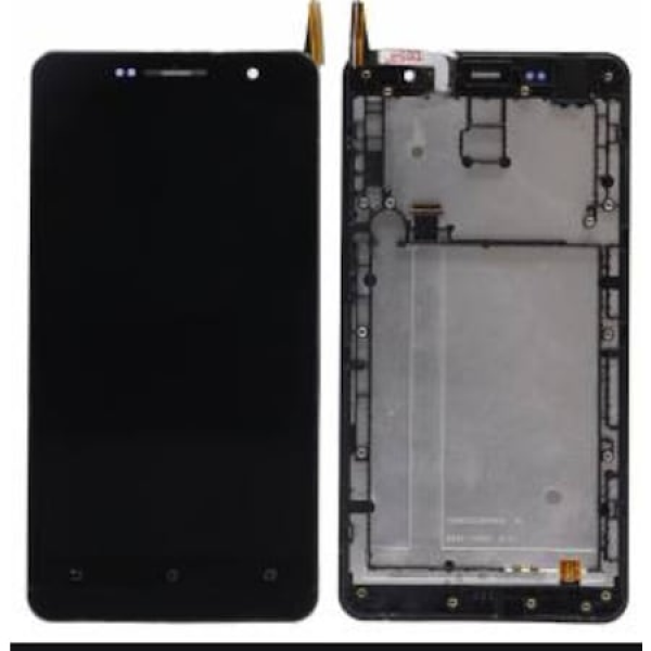 Asus Zenfone 6 LCD Ekran Dokunmatik Panel Çıtalı Siyah