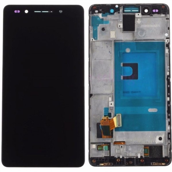 Huawei Honor 7 LCD Ekran Dokunmatik Panel Çıtalı Siyah