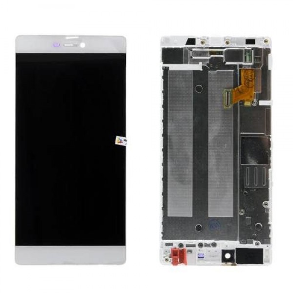 Huawei P8 LCD Ekran Dokunmatik Panel Çıtalı Beyaz