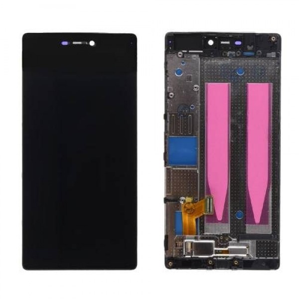 Huawei P8 LCD Ekran Dokunmatik Panel Çıtalı Siyah