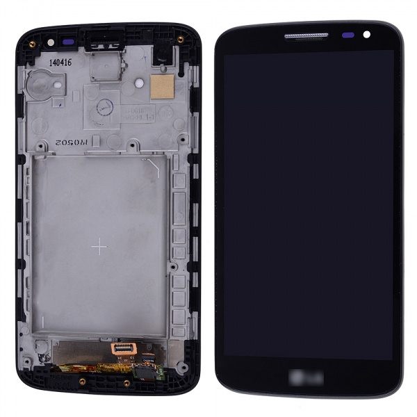 LG G2 Mini LCD Ekran Dokunmatik Panel Çıtalı Siyah