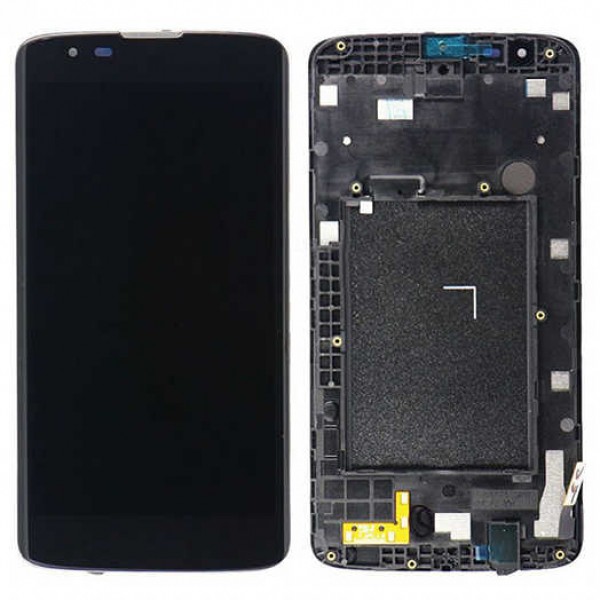 LG K8 2017 M200 LCD Ekran Dokunmatik Panel Çıtalı Siyah