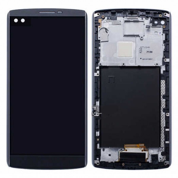 LG V10 H960TR LCD Ekran Dokunmatik Panel Çıtalı Siyah