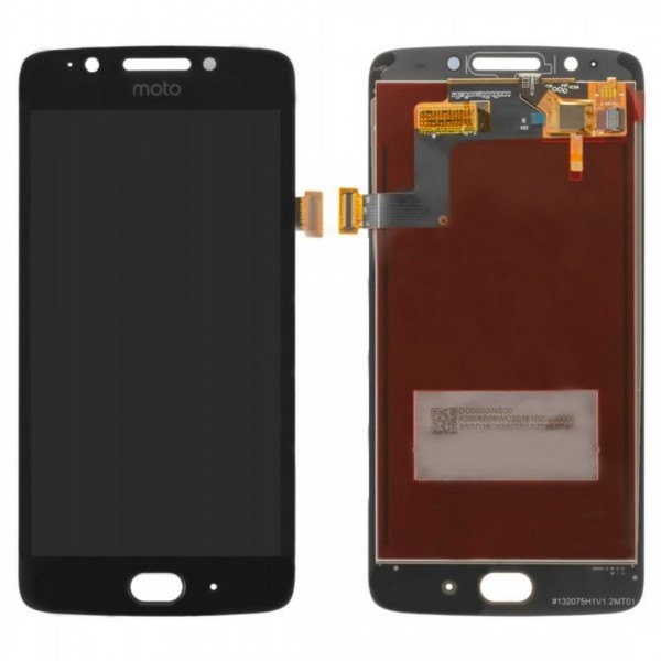 Motorola G5 LCD Ekran Dokunmatik Panel Siyah OEM