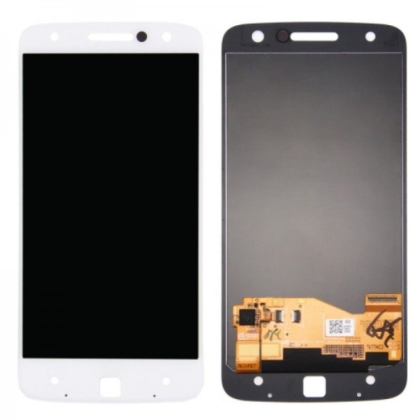 Motorola Moto Z LCD Ekran Dokunmatik Panel Beyaz OEM