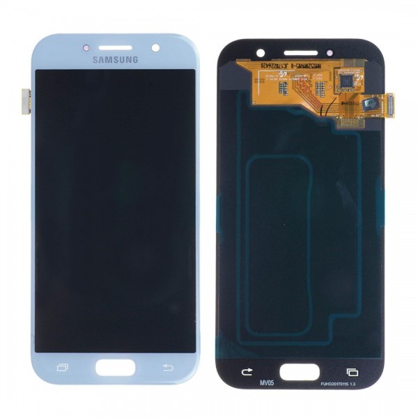 Samsung Galaxy A5 2017 SM-A520 LCD Ekran Dokunmatik Servis Orijinali Mavi