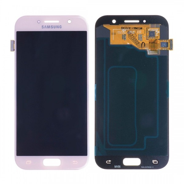 Samsung Galaxy A5 2017 SM-A520 LCD Ekran Dokunmatik Servis Orijinali Rose Gold