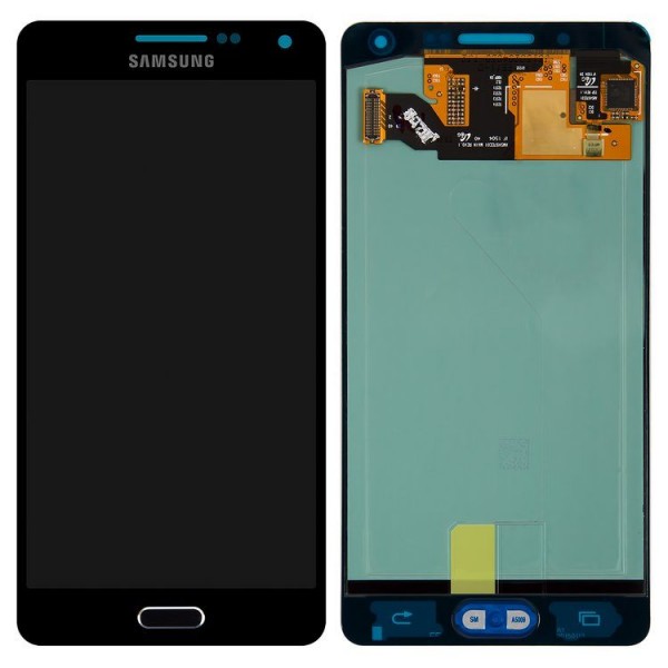 Samsung Galaxy A5 SM-A500 LCD Ekran Dokunmatik Servis Orjinali Siyah