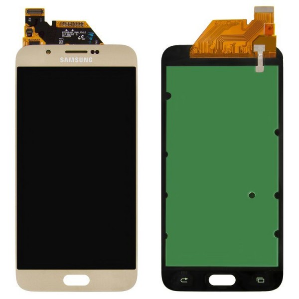 Samsung Galaxy A8 SM-A800 LCD Ekran Dokunmatik Servis Orijinali Gold
