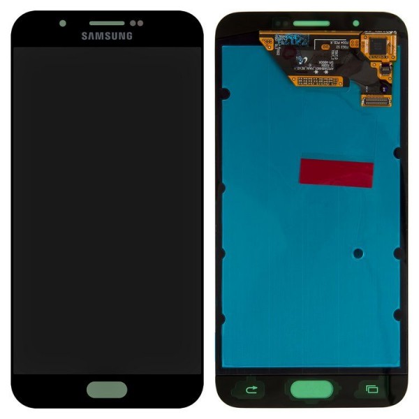 Samsung Galaxy A8 SM-A800 LCD Ekran Dokunmatik Servis Orijinali Siyah