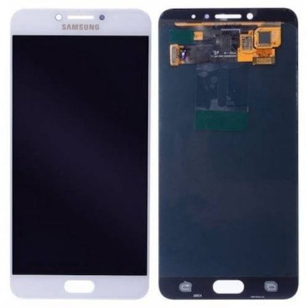 Samsung Galaxy C7 Pro SM-C701 LCD Ekran Dokunmatik Panel Servis Beyaz