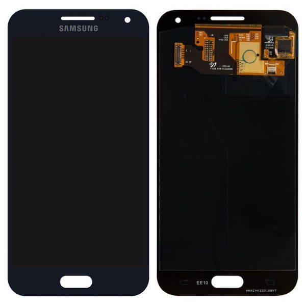 Samsung Galaxy E5 SM-E500 LCD Ekran Dokunmatik Servis Orijinali Siyah