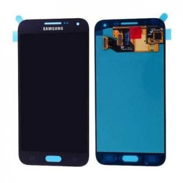 Samsung Galaxy E7 SM-E700 LCD Ekran Dokunmatik Servis Orijinali Siyah