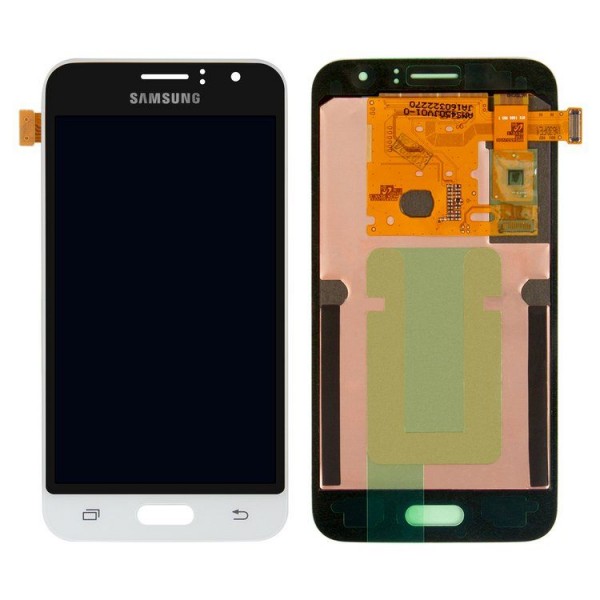 Samsung Galaxy J1 2016 SM-J120 LCD Ekran Dokunmatik Servis Orijinali Beyaz
