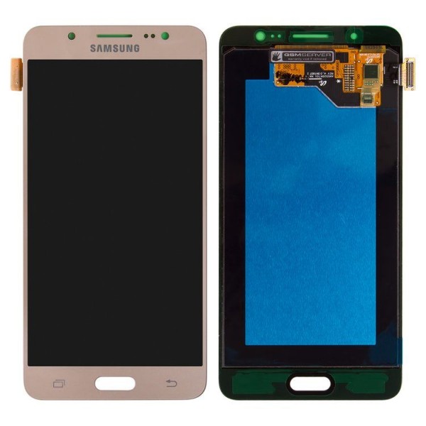 Samsung Galaxy J5 2016 SM-J510 LCD Ekran Dokunmatik Servis Orijinali Gold