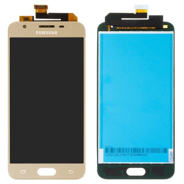 Samsung Galaxy J5 Prime SM-G570 LCD Ekran Dokunmatik Servis Orijinali Gold