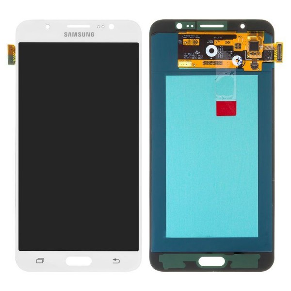 Samsung Galaxy J7 2016 SM-J710 LCD Ekran Dokunmatik Servis Orijinali Beyaz