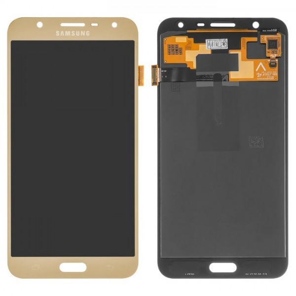 Samsung Galaxy J7 Core SM-J701 LCD Ekran Dokunmatik Servis Orijinali Gold