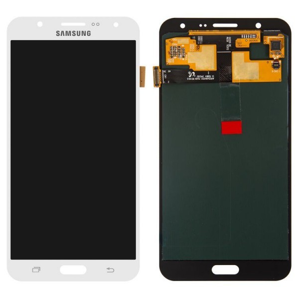 Samsung Galaxy J7 SM-J700 LCD Ekran Dokunmatik Servis Orijinali Beyaz