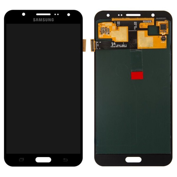 Samsung Galaxy J7 SM-J700 LCD Ekran Dokunmatik Servis Orijinali Siyah