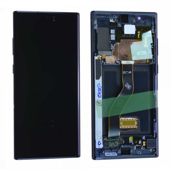 Samsung Galaxy Note 10 Plus SM-N975 LCD Ekran Dokunmatik Servis Orjinali Siyah