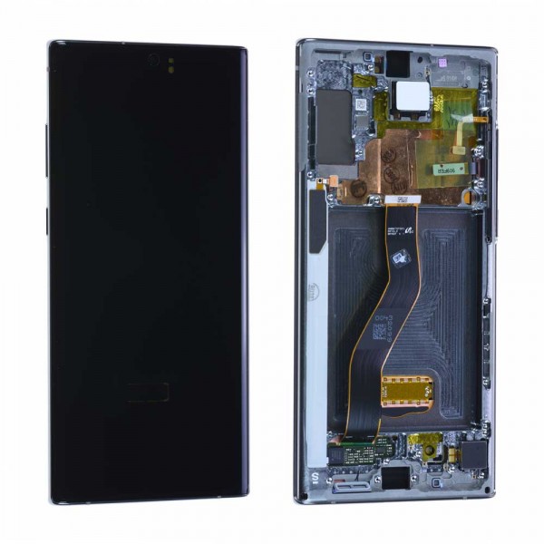 Samsung Galaxy Note 10 Plus SM-N975 LCD Ekran Dokunmatik Servis Orjinali Silver