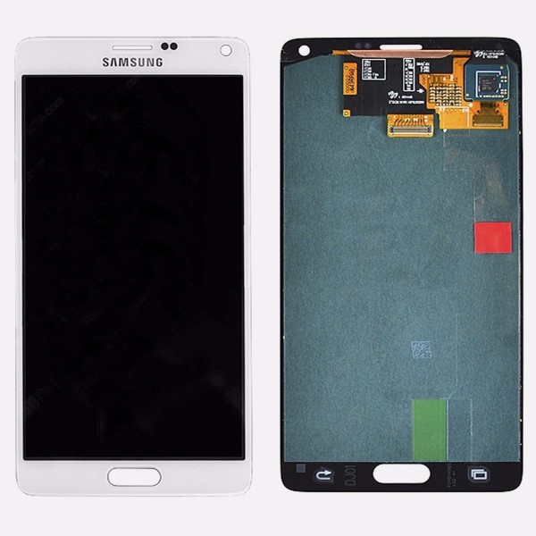 Samsung Galaxy Note 4 SM-N910 LCD Ekran Dokunmatik Servis Orjinali Beyaz