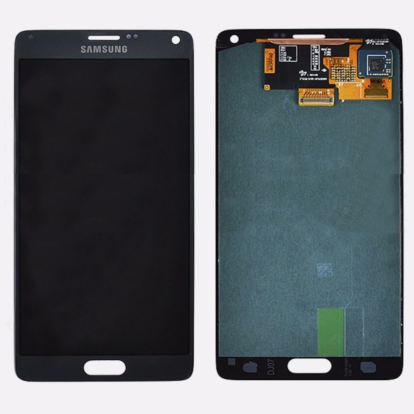 Samsung Galaxy Note 4 SM-N910 LCD Ekran Dokunmatik Servis Orjinali Siyah