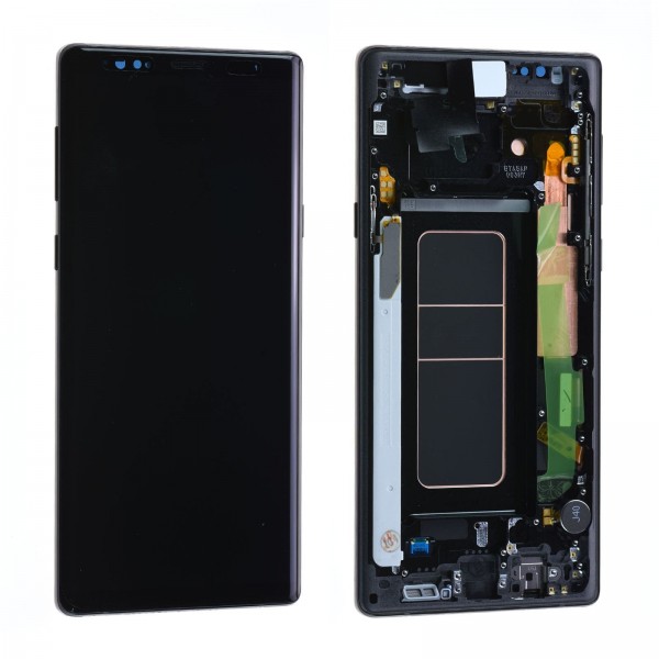 Samsung Galaxy Note 9 SM-N960 LCD Ekran Dokunmatik Servis Orjinali Siyah