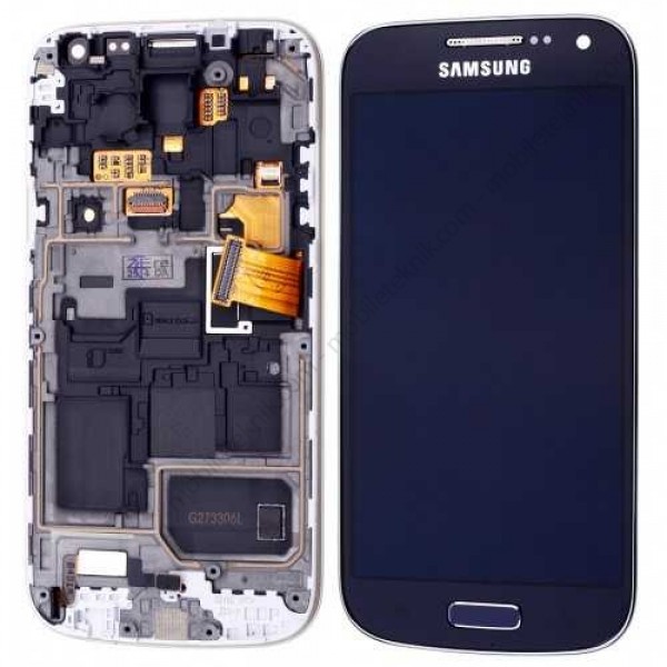 Samsung Galaxy S4 Mini LCD Ekran Dokunmatik Lacivert Renk