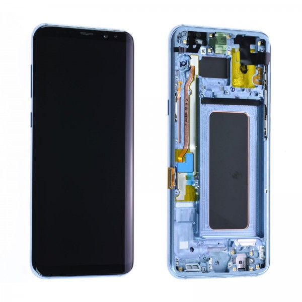 Samsung Galaxy S8 Plus SM-G955 LCD Ekran Dokunmatik Servis Orjinali Mavi