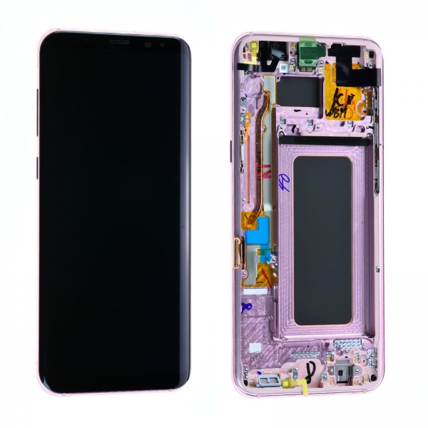 Samsung Galaxy S8 Plus SM-G955 LCD Ekran Dokunmatik Servis Orjinali Rose Gold