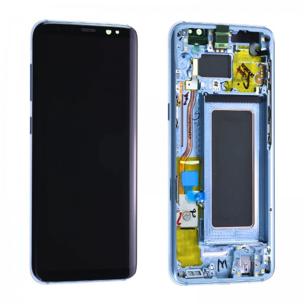 Samsung Galaxy S8 SM-G950 LCD Ekran Dokunmatik Servis Orjinali Mavi