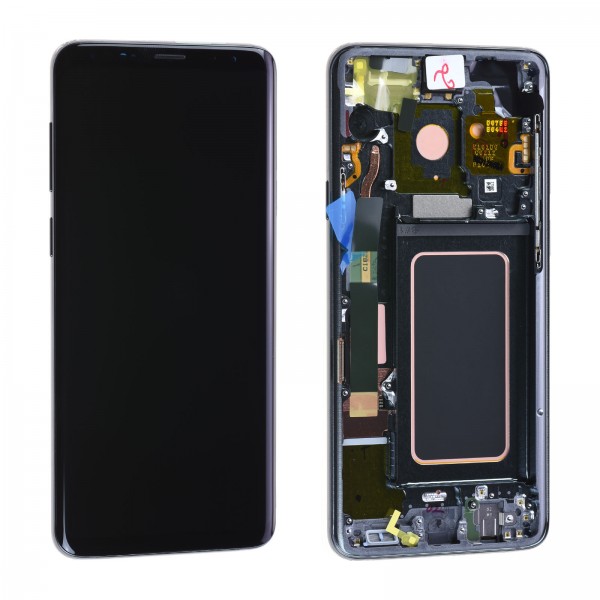 Samsung Galaxy S9 Plus SM-G965 LCD Ekran Dokunmatik Servis Orjinali Silver