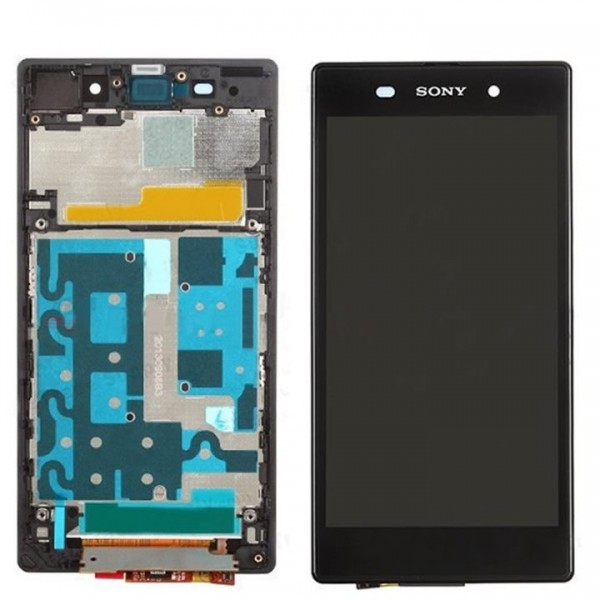 Sony Xperia Z1 LCD Ekran Dokunmatik Panel Çıtalı Siyah