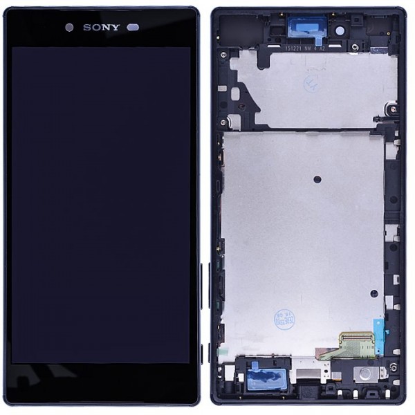Sony Xperia Z5 Premium LCD Ekran Dokunmatik Panel Çıtalı Siyah