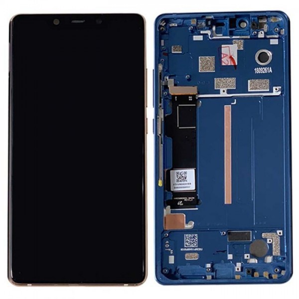 Xiaomi Mi 8 SE LCD Ekran Dokunmatik Panel Çıtalı Servis Mavi
