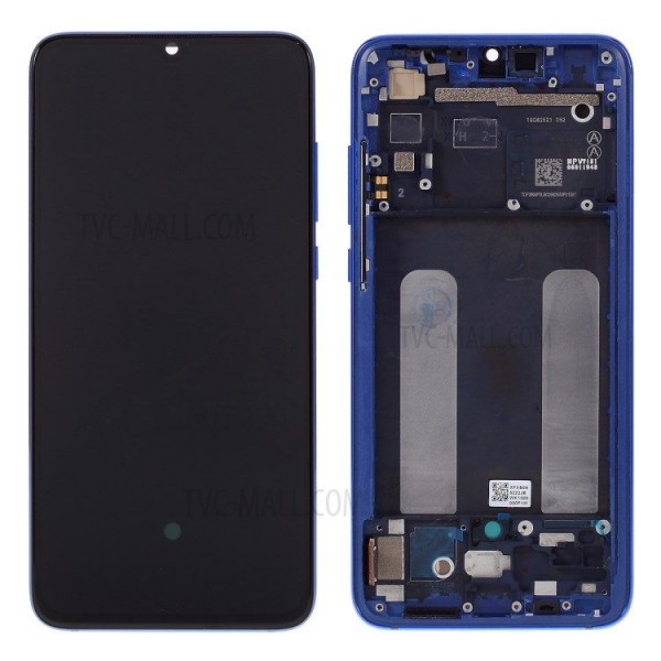 Xiaomi Mi 9 Lite LCD Ekran Dokunmatik Panel Çıtalı Servis Mavi
