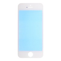 Apple iPhone 5S/SE Ocalı Çıtalı Cam Beyaz