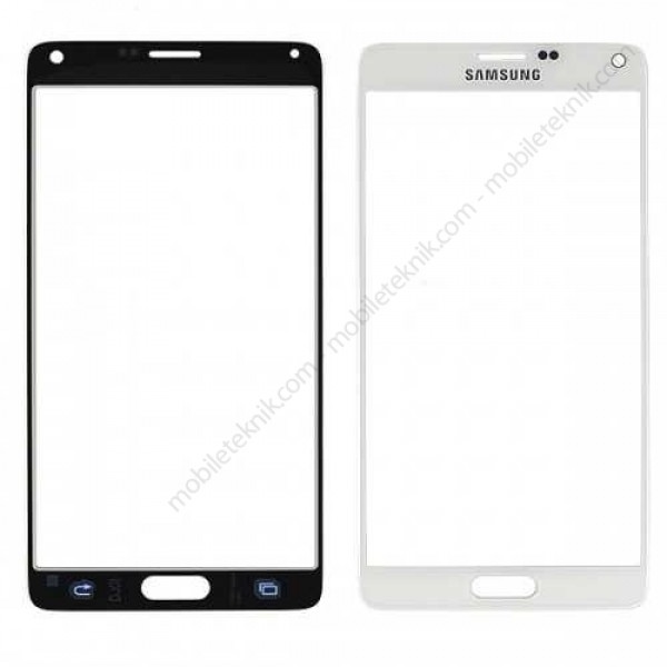 Samsung Galaxy Note 4 Dokunmatik Ön Cam Lens Beyaz