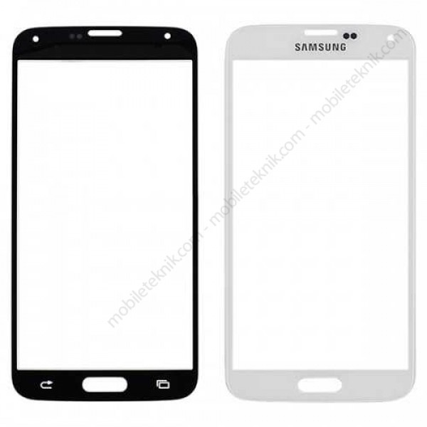 Samsung Galaxy S5 Dokunmatik Ön Cam Lens Beyaz